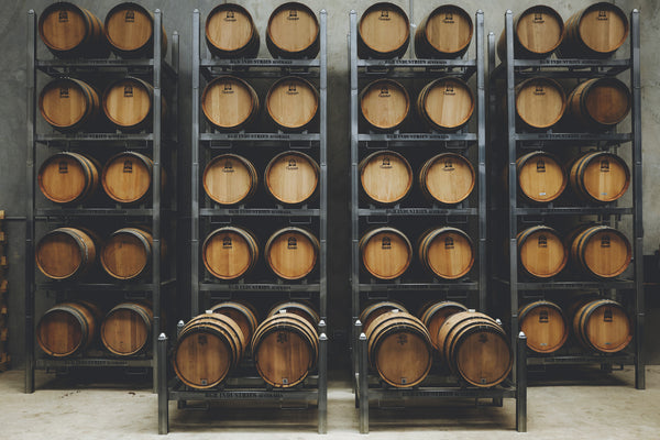 Ceres Distillery Geelong Gin Barrel Rack